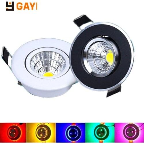 Hot Led Downlight Light COB 5W 110V 220V Ceiling Spot Light AC/DC12V Decoration Ceiling Lamp Recessed Lights Indoor Lighting