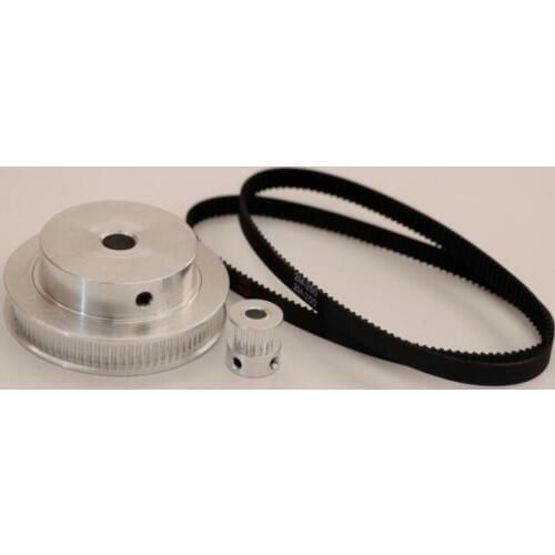 GT2-250/280-6mm,Timing Belt Pulley GT2 80 teeth 16 tooth Reduction 5:1/1:5 3D printer accessories belt width 6mm,Bore 8&6mm