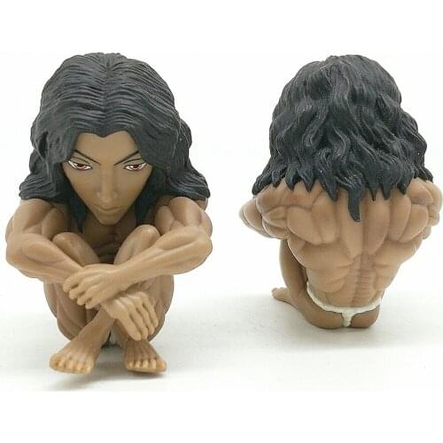 Japanese Fist Fight Boxing Anime Baki Hanma Jack 6cm PVC Action Figures Figurine Collection Decoration PVC Model Toys Doll