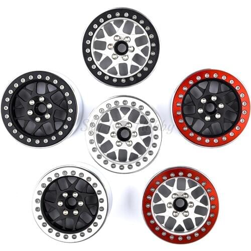 1/10 RC Crawler Car 2.2" Wheel Rim for 1:10 Axial SCX10 RR10 90053 AX10 Wraith 90056 90045 90048 S46 - 4PCS