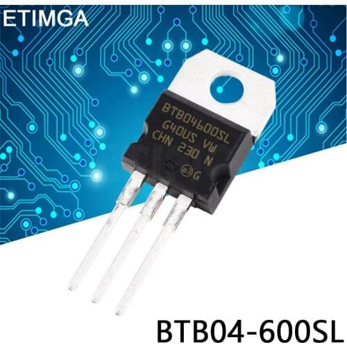 10PCS/LOT BTB04-600SL TO-220 Transistor BTB04600SL