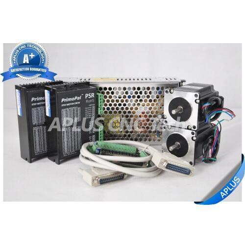 2-Axis NEMA 23 Stepper Motor 255oz-in & Driver PSR5042 & 36V Power Supply Kit