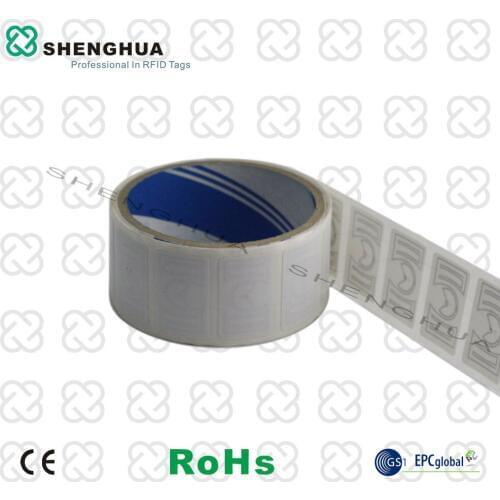 2000pcs/roll Middle Range Reading Distance 4M Printable UHF RFID Sticker Printable RFID Tag Label with RFID Chip H3