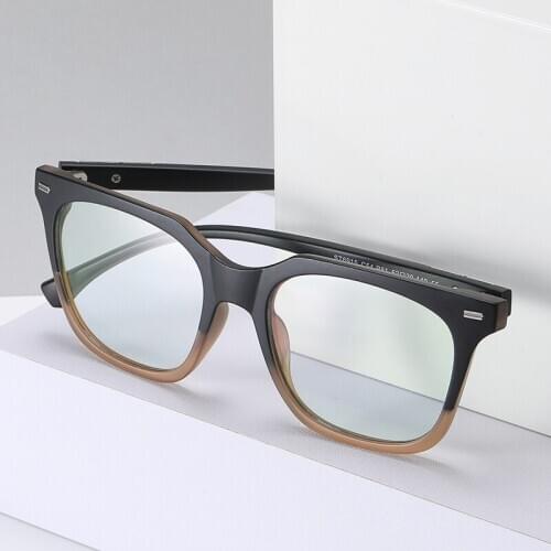 2020 Women Anti Blue Ray Glasses Square Optical Prescription Glasses 0 Degrees Blue Light Blocking Eyeglasses Computer Glasses
