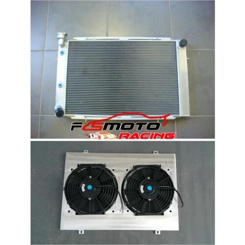 3 ROW aluminum alloy radiator +Shroud+Fan for Holden V8 WB Statesman 80-84 AT