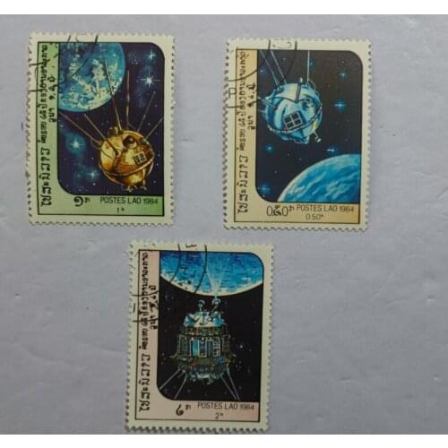 3PCS Lao stamps 1984， Post Stamps Postage Collection