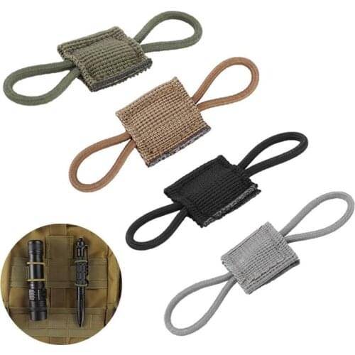 5/10pcs Tactical Backpack Binding Buckle Carabiner Clip Bags Pouch Clasp Cord Fix Gear Elastic Strap Attachment Tactical Buckle