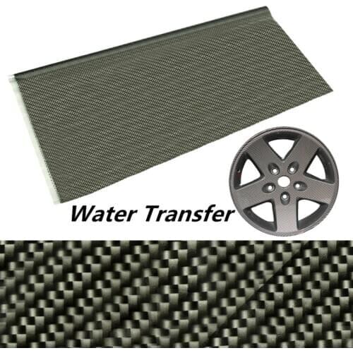 50x100cm PVA Car Building Decoration Carbon Fiber Pattern Dipping Film Black Water Transfer Film Decorative Films For Household