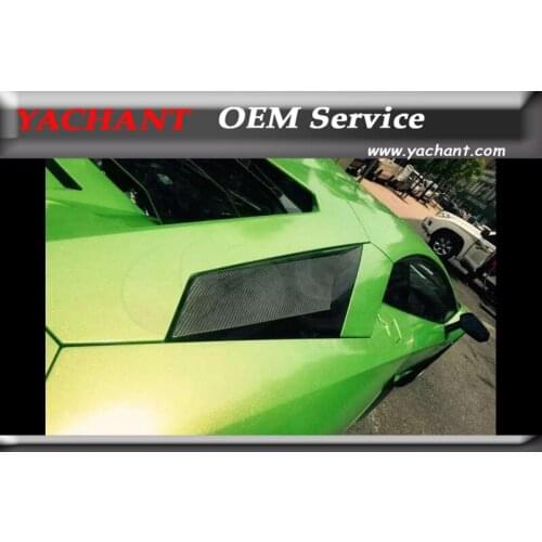Car-Styling Accessories Full Carbon Fiber Interior Trim 2Ppcs Fit For 11-14 Aventador LP700 LP720 BKSS Style Rear Intake Panel