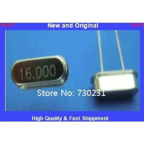Free Shipping One Lot 10 pcs 16.000 MHz 16 MHz Crystal HC-49/S Low Profile 16mhz
