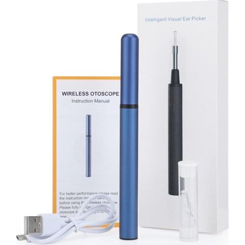 Wireless Intelligent Visual Ear Pick Ear Cleaning Tool Luminous Endoscopy High-definition 3.9mm WiFi Ear Pick Otoscope Camera