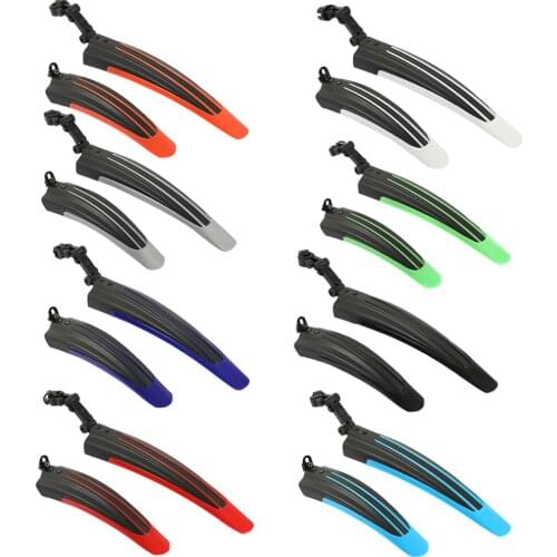 2pcs MTB Bicycle Splash Fender Guard Front/Rear Tire Wheel Fenders Mudguard for 20-26 inch MTB Bike Cycling Accessories