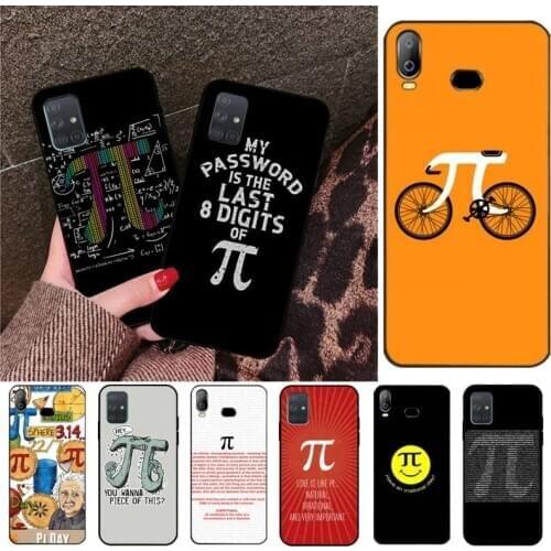 CUTEWANAN x Mathematics PI de TPU Soft Silicone Phone Case Cover For Samsung A10 A20 A30 A40 A50 A70 A80 A71 A91 A51 A6 A8 2018