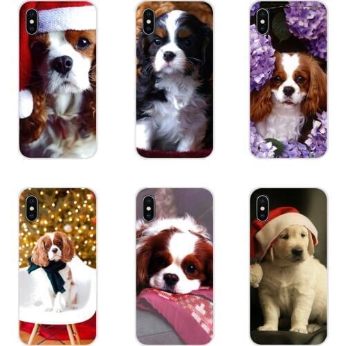 For Samsung A10 A30 A40 A50 A60 A70 Galaxy S2 Note 2 3 Grand Core Prime Cell Phone Cover Cavalier King Charles Spaniel Dog Puppy