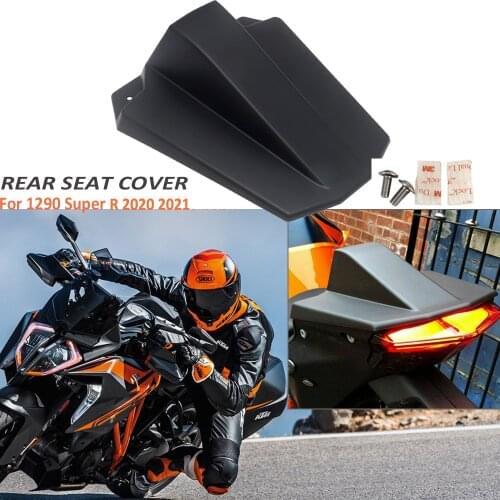 Motorcycle Rear Seat Cover Cowl Fairing Pillion For 1290 Super R 2020 2021 Accessories Orange Black
