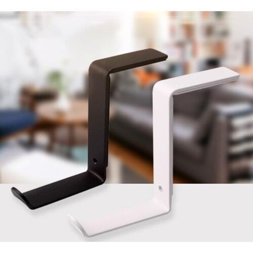 Headphone Holder Rack Headphones Hook Headsets Stand Hanger Wall Mount Monitor Desk Earphone Wall Mounted Hook Display