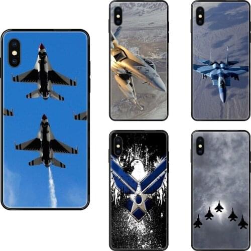 For Galaxy S5 S6 S7 S8 S9 S10 S10e S20 edge Lite Plus Ultra Usaf Us Air Force Discount Youth TPU Black Soft Phone Cover Case