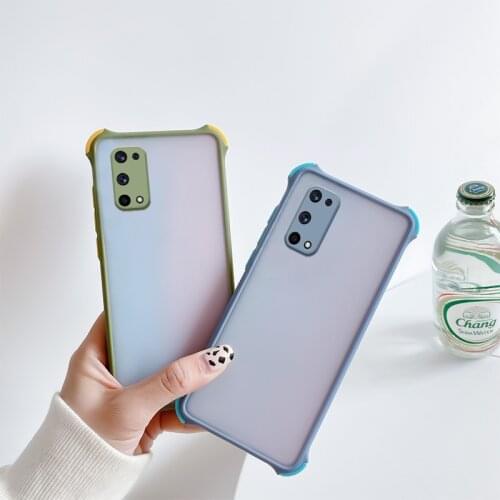 For OPPO Realme 7 Pro Case Hard PC Transparent Matte shockproof Protective Back Cover case for oppo realme X7 pro realme 7i 7pro