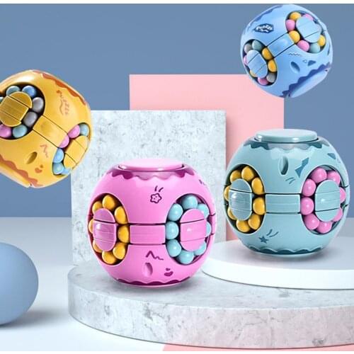 Mini Multiple Functions Fidget Spinner Gyro Relieves Stress Develop Intelligence Rotating Cube Toy For Kids Adults