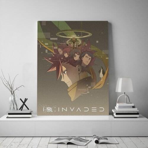 ID Invaded anime Canvas poster Painting wall Art decor Living room Bedroom Study Home Decoration Prints
