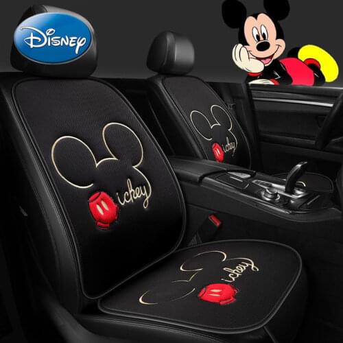 Disney Mickey Mouse Car Cushion Cartoon Summer Cool Cushion Cushion Disney Breathable Car Cushion