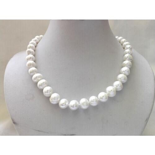 Real nature white freeform baroque nugget freshwater pearl bib necklace 9-10mm