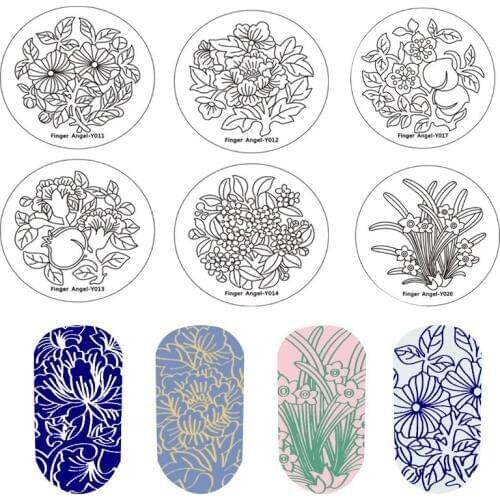 1Pc Floral Nail Art Stamping Image Plates/ fairy tale garden Stamping Image Plates Manicure Nail Designs DIY/ Stamping Templates