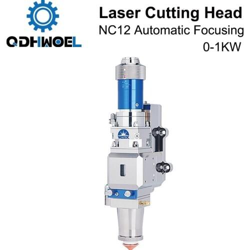 QDHWOEL WSX 0-1KW Fiber Laser Cutting Head NC12 Automatic Focusing 1000W for Metal Cutting