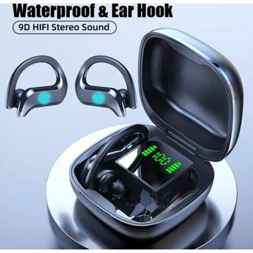 TWS Wireless Headphones Bluetooth Earphones Noise Canceling Sports Waterproof Headset 9D Stereo Wireless Earbuds With Microphone
