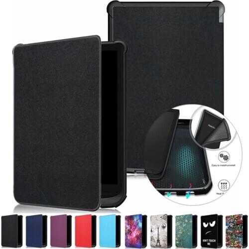 For PocketBook Touch Lux 4 Case Ultra Slim Soft TPU Back Smart Cover Case Funda for PocketBook 616 632 627 Basic Lux 2 eReader