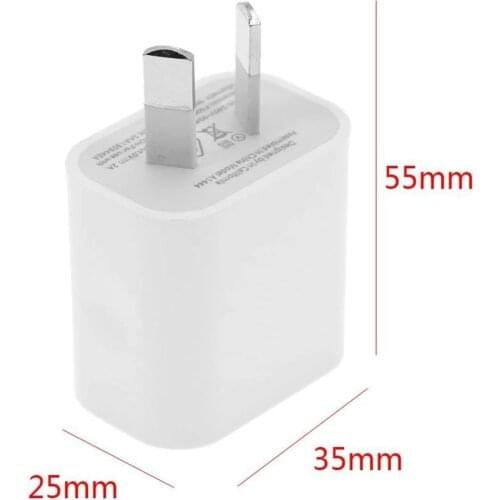 Dual Interface USB power adapter 5V 2A Australia New Zealand Au plug wall charger for iPhone 11 Samsung S20 Xiaomi 9 Huawei P40