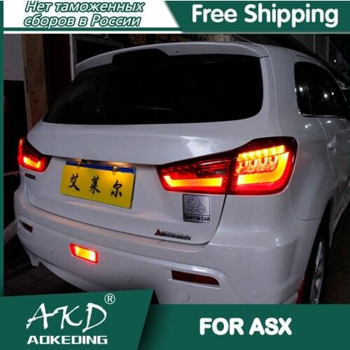 For Car Mitsubishi ASX Tail Lamp 2011-2018 Led Fog Lights DRL Day Running Light Tuning Car Accessories ASX RVR Tail Lights