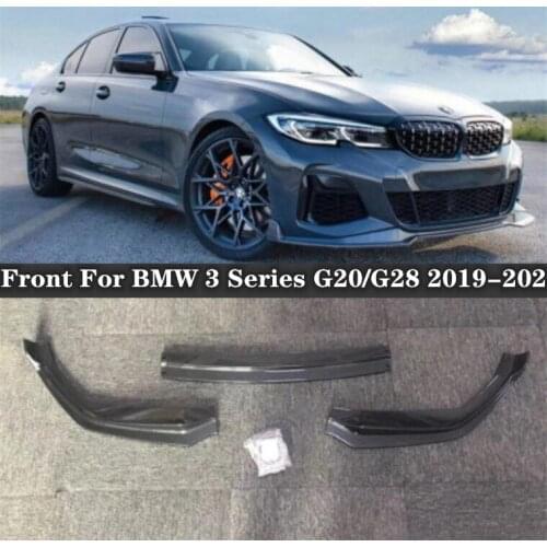 NEW High Quality Carbon Fiber Bumper Front Lip Protector Cover For BMW 3 Series G20/G28 2019 2020 2021 2022 (Multiple styles)