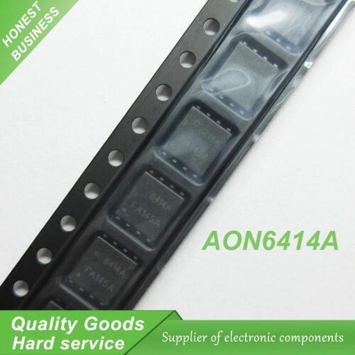 10pcs Free shipping AON6414AL AON6414A AO6414A 6414A QFN8 offen use laptop chip 100% new original