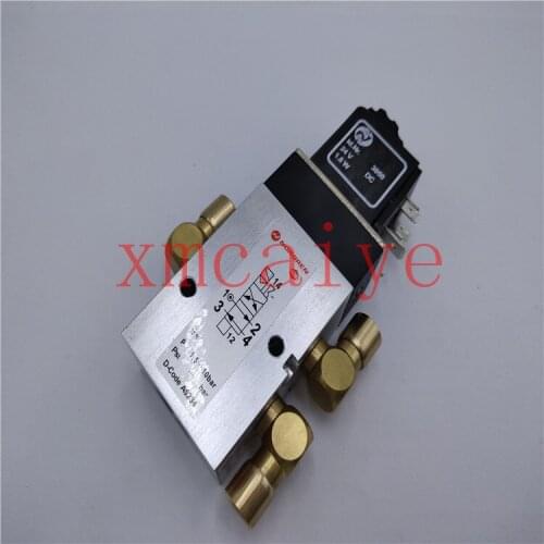 2 pieces SM74 pneumatic 4/2 way valve - 6mm push fits X 3 ,S9.184.1051,SM74 printing machine replacement parts
