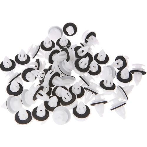 50PC/Bag Door Panel Nylon Clips With Seal Ring For BMW E34 E36 E38 E39 E46 M3 M5 Z3 X5