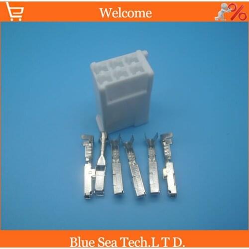 6 Pin female part Auto Head lamp/Car lights connector,KET car waterproof electrical connector for HYUNDAI,KIA etc