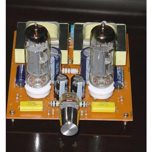 6F3 electronic tube class a single ended gall machine, fever grade gallbladder power amplifier board. output power 3.5W+3.5W