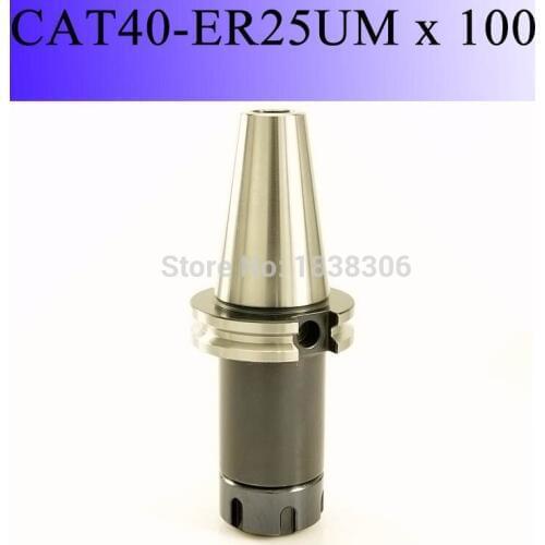 Tool holder collet chuck cnc cutting tools 1pcsCAT40-ER25UM-100 MILLING CHUCK ARBORS TOOLHOLDER CNC MILLING CHUCK
