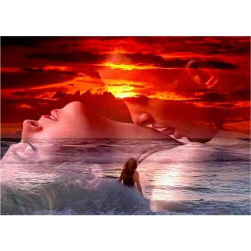 Dpsprue Full 5D DIY Square/Round Drill Diamond Painting "Lover" Diamond Embroidery Cross Stitch 3D Decor Gift DF060