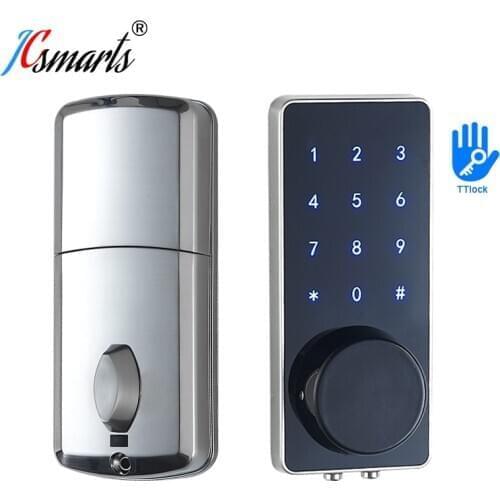 Bluetooth Electronic Door Lock Deadbolt Mobil Phone TT lock APP Keyless Entry Intelligent Door Lock For Home With Gateway Wifi
