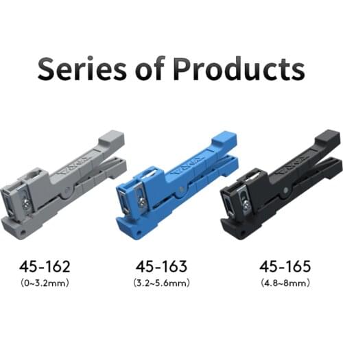 Diameter of 0-8mm High Quality Fiber Optic Stripper with 3 Straight Blades and 1 Arc Blade