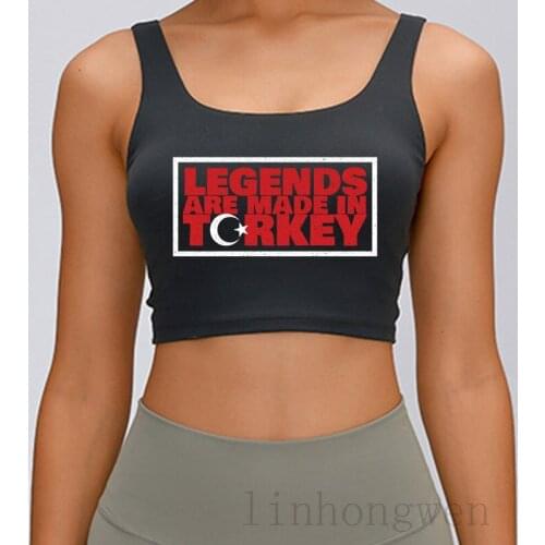 Legends Are Made In Turkey Idea Tank Top Interesting Vintage Summer Breathable S-XXL Outfit Knitted Tops Vest