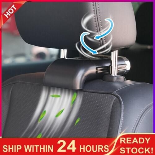 New Car Fan Magnetic Fan Car Cooler Silent Wireless Charging USB Fan 3Speed Adjustable Universal Car Rear Seat Auto Cooling