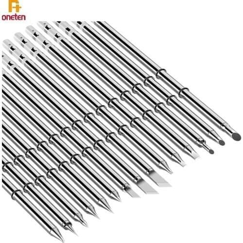 T12 Soldering Iron Tip For HAKKO T12 Handle FX951 FX951 Solder Station Rapaid Heating Tip T12-K KF BL C1 BC2