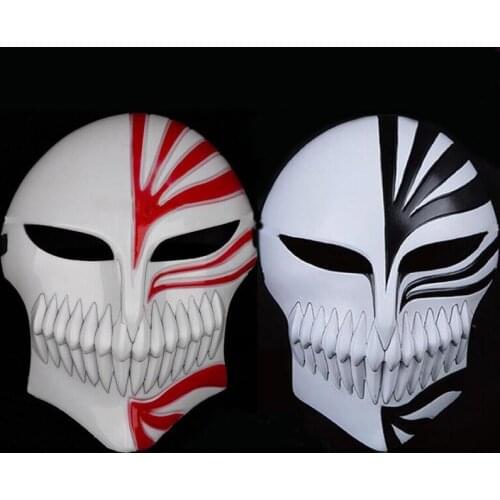 New Death Ichigo Kurosaki Bleach Mask Christmas Dance Masquerade Party Cosplay Halloween Cool Mask Gift Men JP Anime Fans Toy