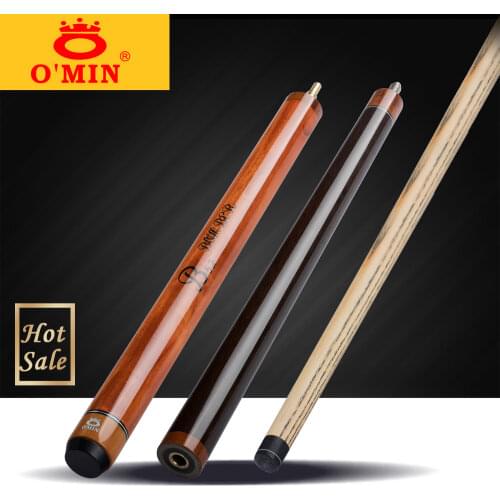 O'Min Bomber Billiard Punch&Jump Cue 14mm Tip 141cm Length 3 Pieces High Quality Ashwood Shaft Professional Billiard Break Cue