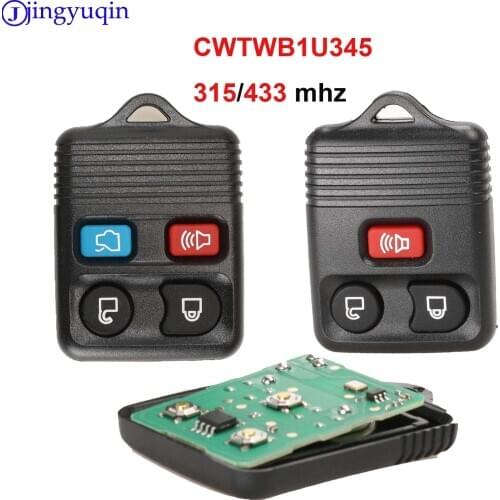 Jingyuqin 30ps 315/433MHZ Remote Control For Ford Escape F 150 Explorer 2001 - 2007 CWTWB1U345 Car Key transmitter