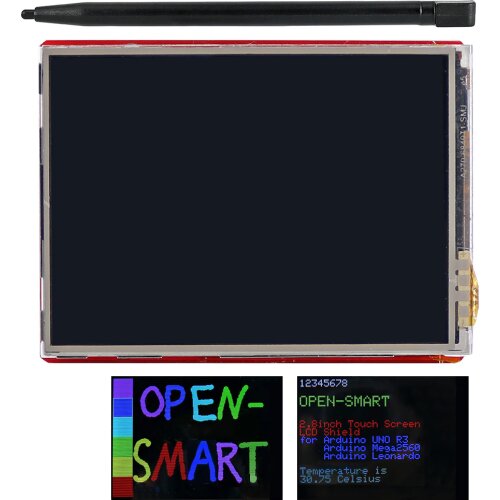 2.8 inch TFT ILI9320 Touch LCD Screen Display Shield On Board Temperature sensor +Touch Pen for Arduino UNO R3/Mega2560/Leonardo