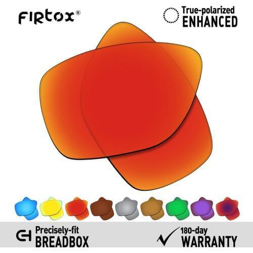 Firtox True UV400 Polarized Lenses Replacement for-Oakley Breadbox Sunglasses (Compatiable Lens Only) - Multiple Colors